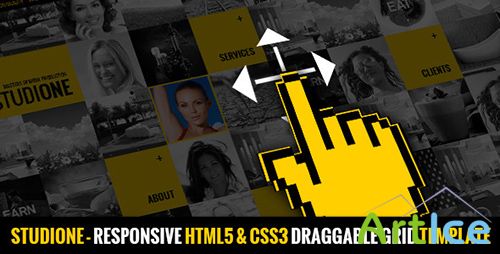 ThemeForest - StudiOne - Responsive Draggable Portfolio Grid - RIP