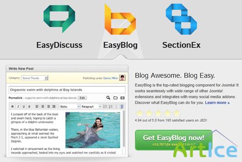 EasyBlog v3.7.14169 for Joomla 2.5 & 3.0