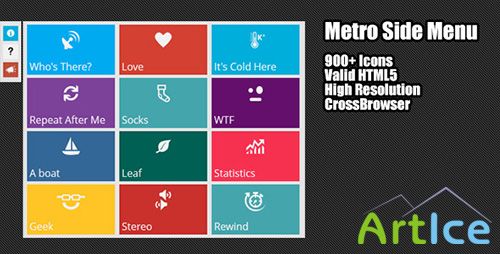 CodeCanyon - Metro Style Side Menu