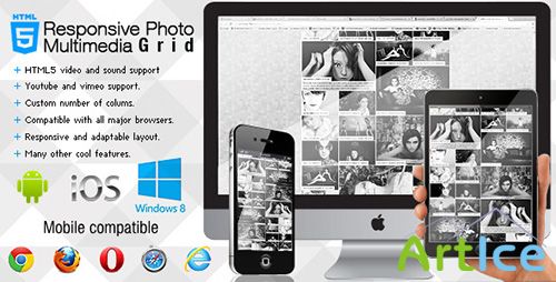 CodeCanyon - HTML5 Responsive Photo Multimedia Grid