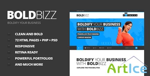 ThemeForest - BOLDBIZZ - Multi Purpose HTML Template