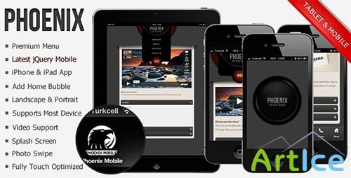 ThemeForest - Phoenix | jQuery Mobile Web Template & Web App