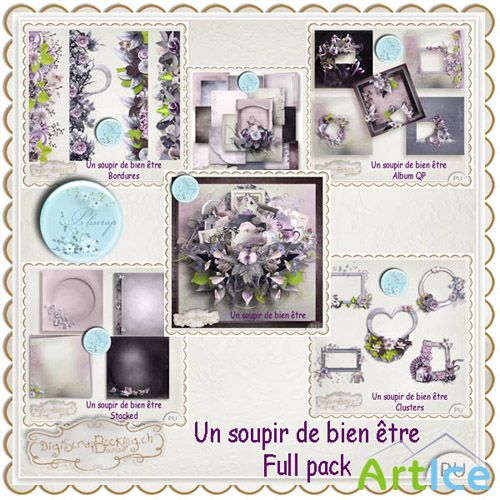 Scrap Set - Un soupir de bien etre