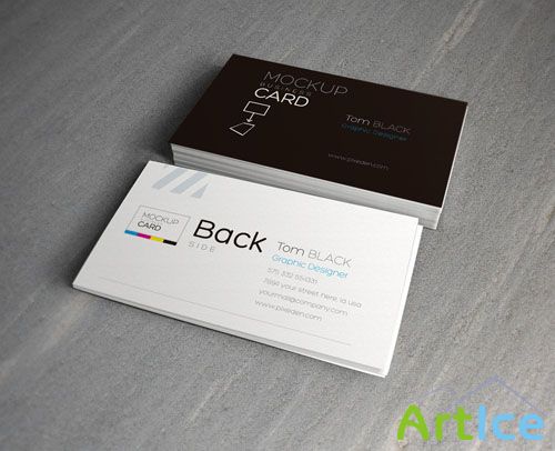 Pixeden - Psd Business Card Mock-Up Vol 2