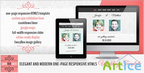 ThemeForest - Save the Date - HTML5 Wedding Invitation - RIP