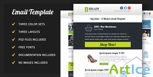 ThemeForest - BigSeller - Modern Email Template / Newsletter