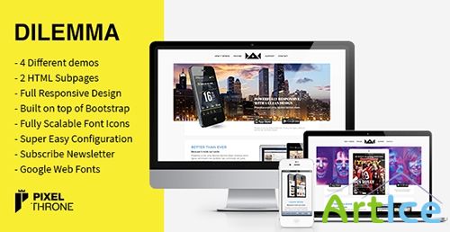 ThemeForest - Dilemma - Multi-Purpose Landing Page