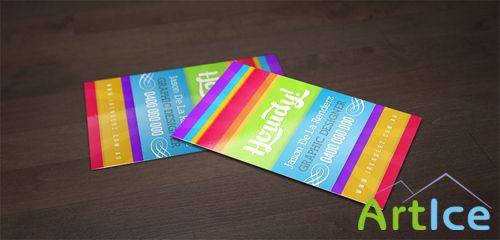 Colourful Business Card