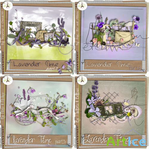 Scrap Set - Lavender Time