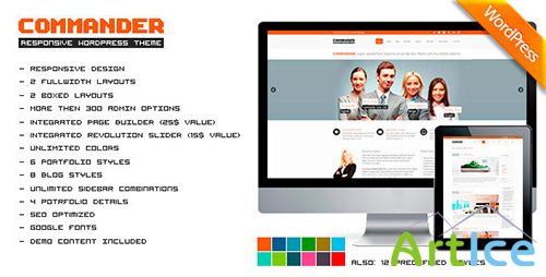 ThemeForest - COMMANDER v1.0.4 - Responsive Multi-Purpose Theme