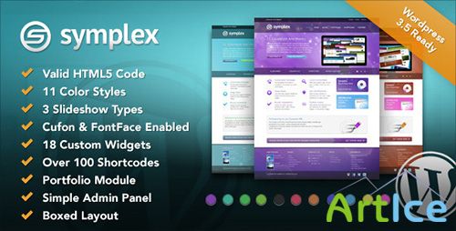 ThemeForest - Symplex v1.9.4 Premium & Portfolio Wordpress Theme for Creative