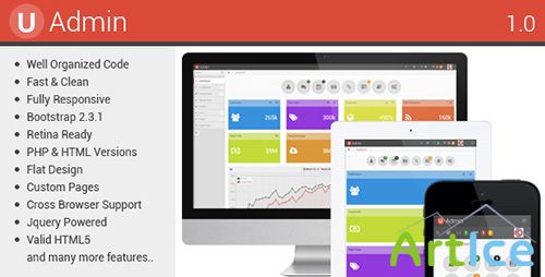 ThemeForest - uAdmin - Responsive Admin Dashboard Template