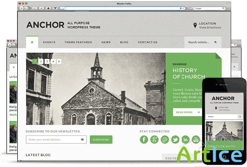 Templatic - Anchor v1.0 for Wordpress Theme