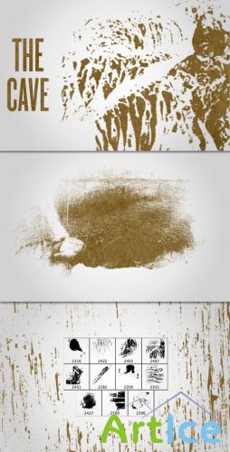 WeGraphics - The Cave Brush Set