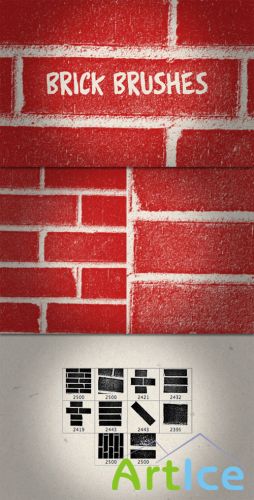 WeGraphics - Brick Brushes