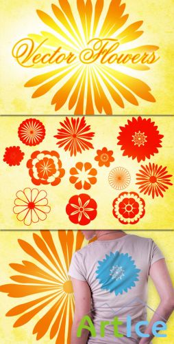 WeGraphics - Vector Flower Pack