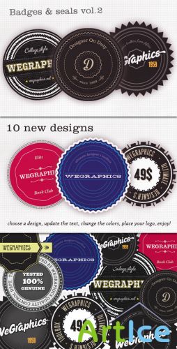 WeGraphics - Authentic Vector Badges v2