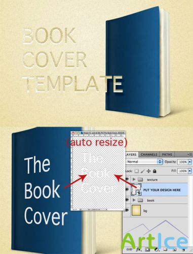 WeGraphics - 3D Book Cover Template