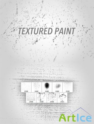 WeGraphics - Textured Paint Brushes