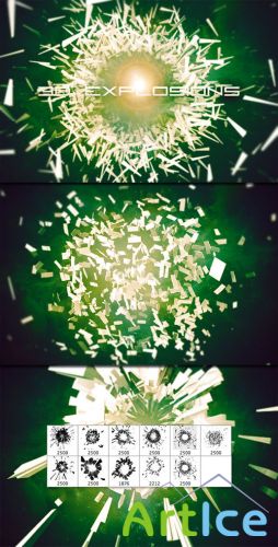 WeGraphics - 3D Explosion brushes