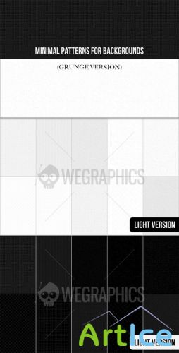 WeGraphics - Minimal patterns for backgrounds (Grunge version)