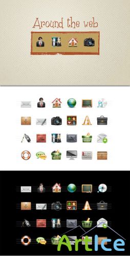 WeGraphics - Around The Web icons