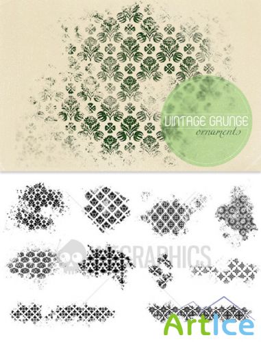 WeGraphics - Vintage Grunge Ornaments