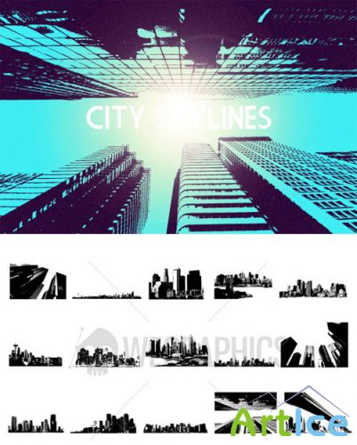 WeGraphics - City Skyline Vector Set