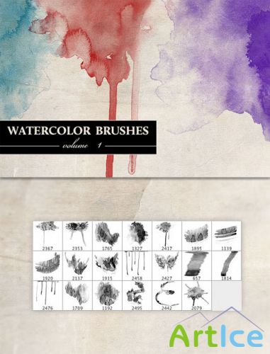 WeGraphics - Watercolor Brushes Vol 1