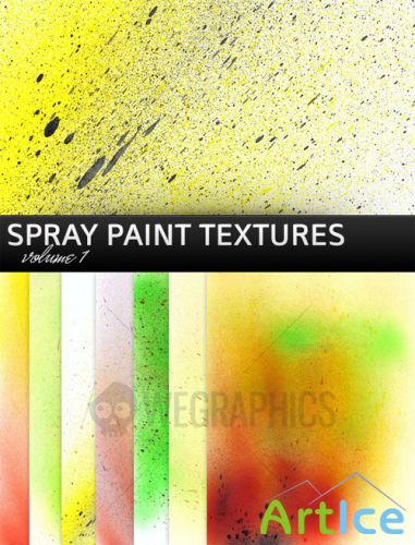 WeGraphics - Spray Paint Textures Vol1