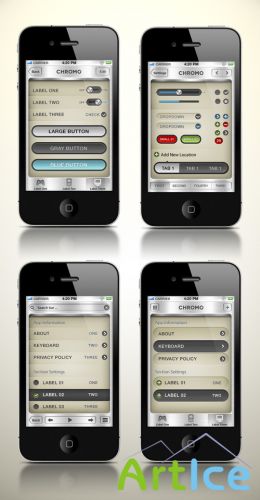 Chromo iPhone UI Pack Vol.1