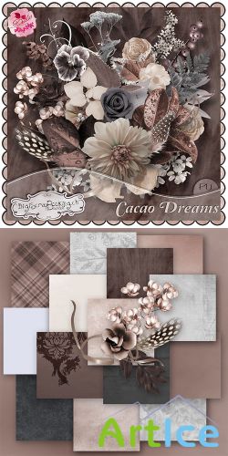 Scrap Set - Cacao Dreams PNG and JPG Files