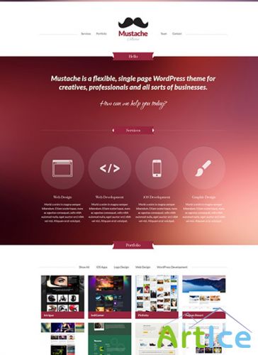 CSSIgniters - Mustache v1.1 - Portfolio / Business Theme for WordPress