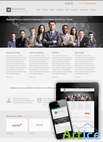 CSSIgniters - BusinessTwo v1.0 - Business / Portfolio WordPress Theme