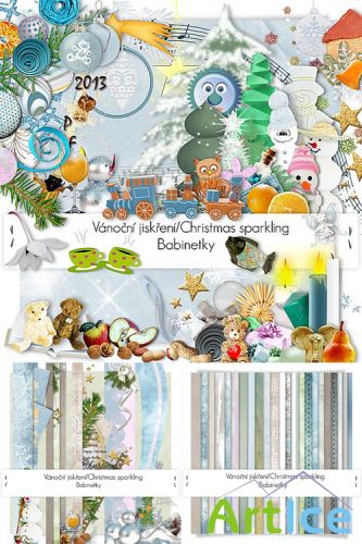 Scrap Set - Christmas Sparkling Mega Set