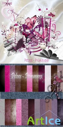 Scrap Set - Primavera PNG and JPG FIles