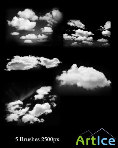 Clouds Vol2 ABR Brushes For Creative Design