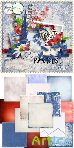 Scrap Set - Collab Paris PNG and JPG Files