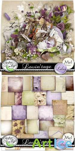 Scrap Set - Lovintage PNG and JPG Files