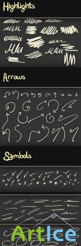 Doodle Symbols PS Brushes