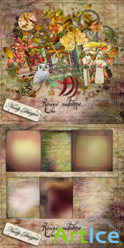 Scrap Set - Rouge Automne