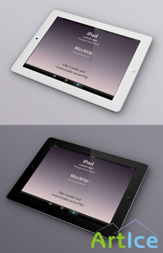 Pixeden - Psd iPad Perspective Mockup