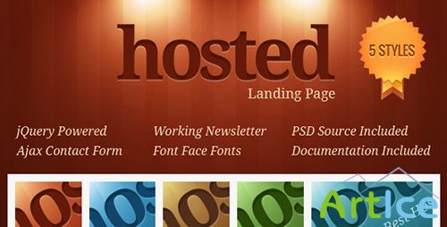 ThemeForest - Hosted v1.0 - Hosting Landing Page