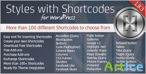 CodeCanyon - Styles with Shortcodes v1.8.3 for WordPress