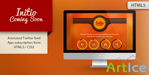 ThemeForest - Initio Coming Soon Template - RIP