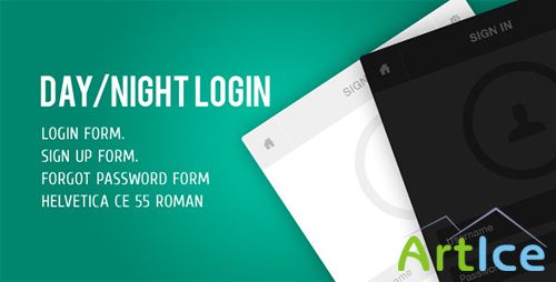 CodeCanyon - Day/Night Login Page - RIP