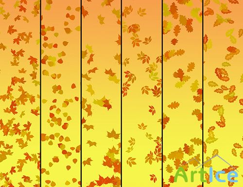 Falling Leaves - Autumn Brushes For Photoshop