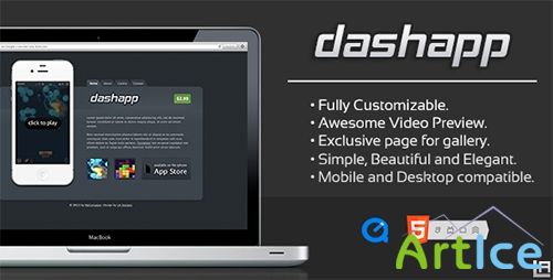 ThemeForest - Dashapp - Premium HTML Template for Developers - RIP