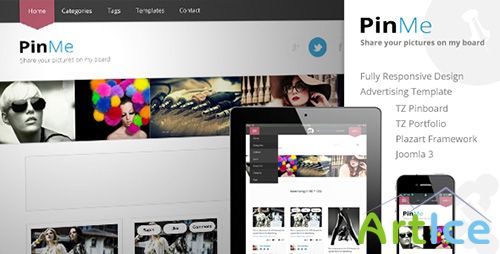 TemPlaza - TZ PinMe v1.0 - Template for Joomla 3.0