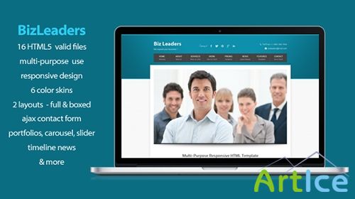 MojoThemes - BizLeaders - MultiPurpose Responsive - RIP